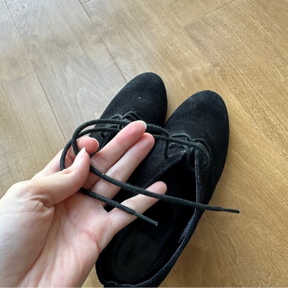 Nine West Illusion Wedge Ankle Booties, Black Suede Heeled Boots, Size 10M - Picture 10 of 13